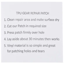 Прочный прозрачный ТПУ прокол ремонт стикер для палатки воздушные подушки надувная игрушка резиновая лодка утечки аксессуары