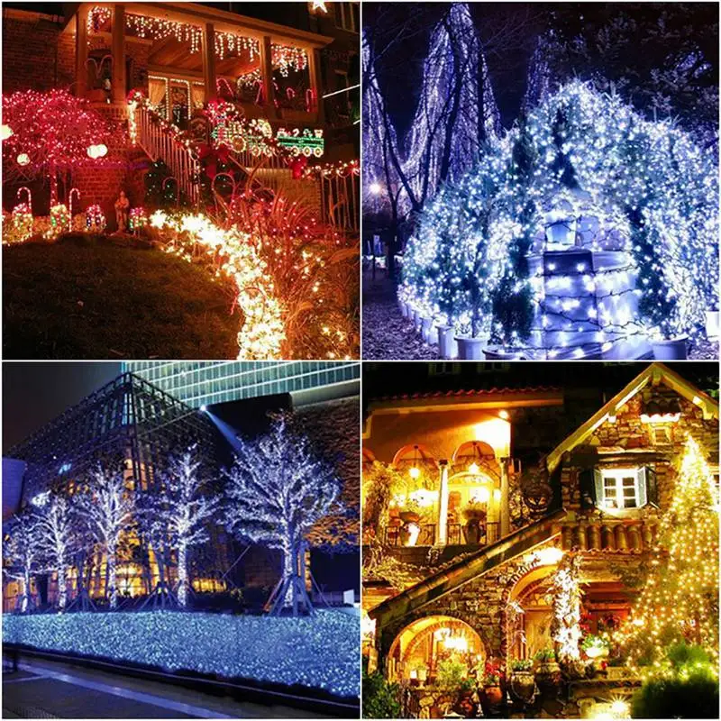 

10M 100LEDS String Lights Set Twinkling Stars Christmas Tree Festival Party Decoration With Tail Plug Decorative Light New