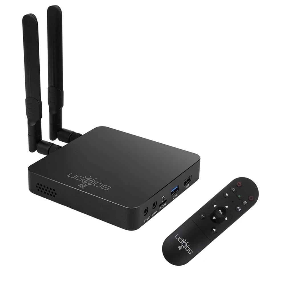 UGOOS AM6 PLUS Amlogic S922X 2 ГГц Android 9 0 Smart Tv Box 4 Гб оперативной памяти 32 встроенной 4G 5G Wi Fi