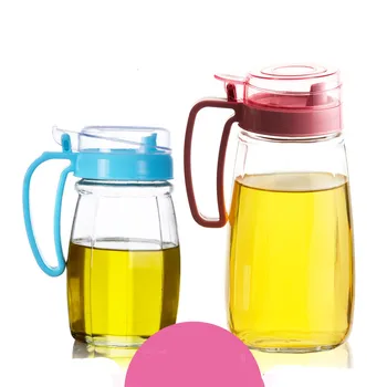 

Large-capacity Glass Oil Pot Size Soy Vinegar Bottle Creative Leak-proof Oil Tank Household Seasoning Tank Oil Sprayer Olive Oil