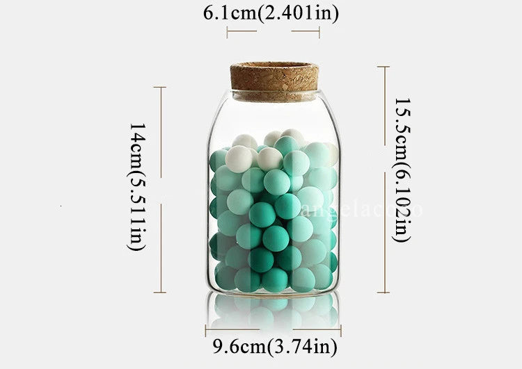 Креативное сыпучие продукты банки стеклянные банки для специй сахарницы контейнер для хранения с Пробковой Крышкой сохранение кухня Органайзер банк