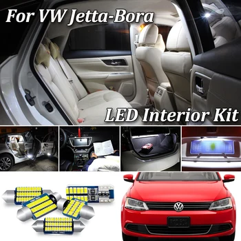 

100% White Error Free LED bulb interior map dome light Kit For VW For Jetta For Bora For Vento 4 5 6 MK4 MK5 MK6 (1998-2016)