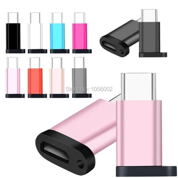 

Alloy Metal Type c OTG Adapter Micro Female To Type c Usb C Male Adapter Convert For Samsung Xiaomi Letv