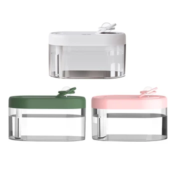 

USB Air Humidifier Dual Purifier Atomiter Oil Aromatherapy Diffuser Air Purifier Aroma Diffuser LED Light for Car Home office