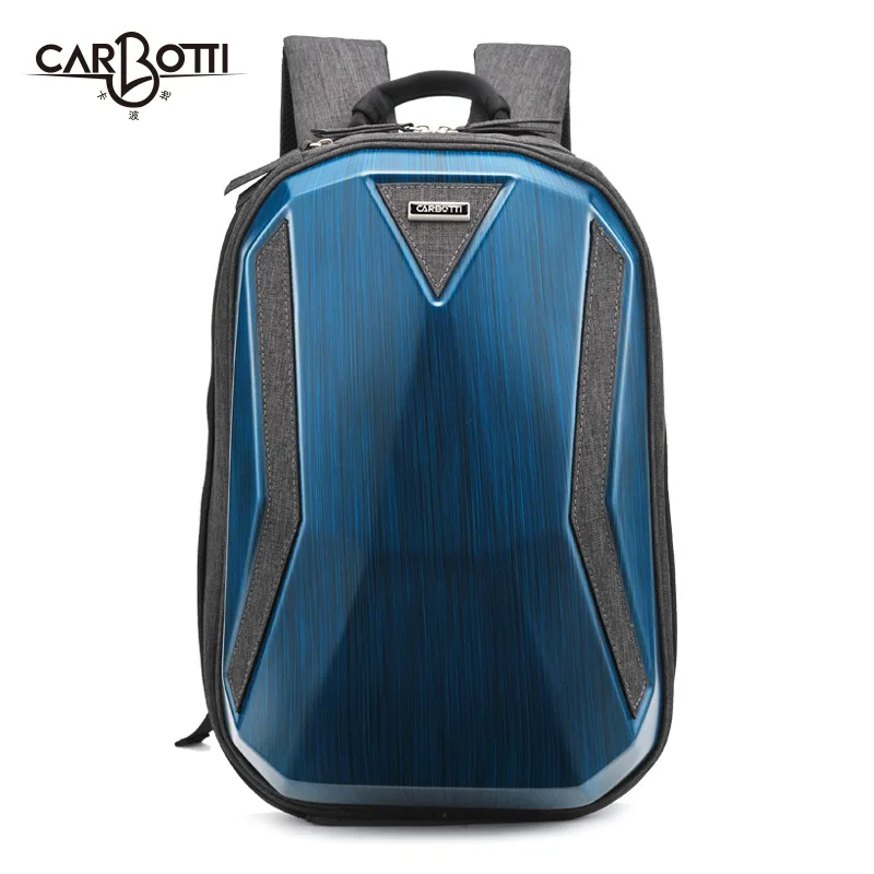 

Shoulder bag men's fashion trend locomotive bag youth bag business simple hard shell computer college student man backpack