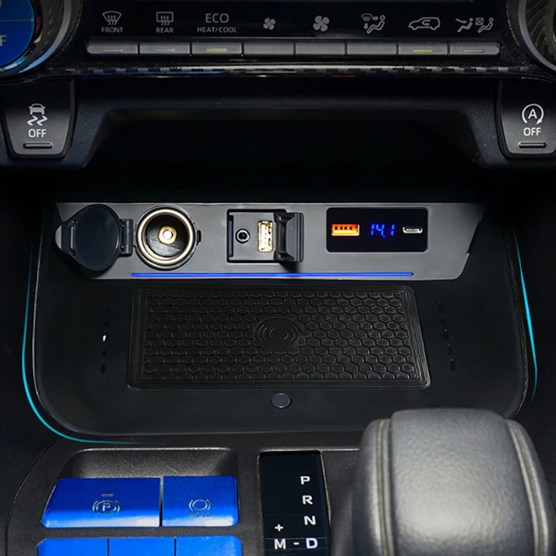 Беспроводное зарядное устройство с правым рулем для Toyota RAV4 2019 автомобильная