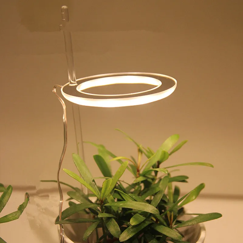 1pc Angel Ring Grow Light 5V USB Phytolamp For Plants Led Full Spectrum Growth Lighting Indoor Plant Succulents | Освещение