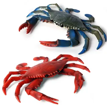 

Blue / Red Crab Simulation Marine Animal Model Size: 173x142x23mm Weight:72g