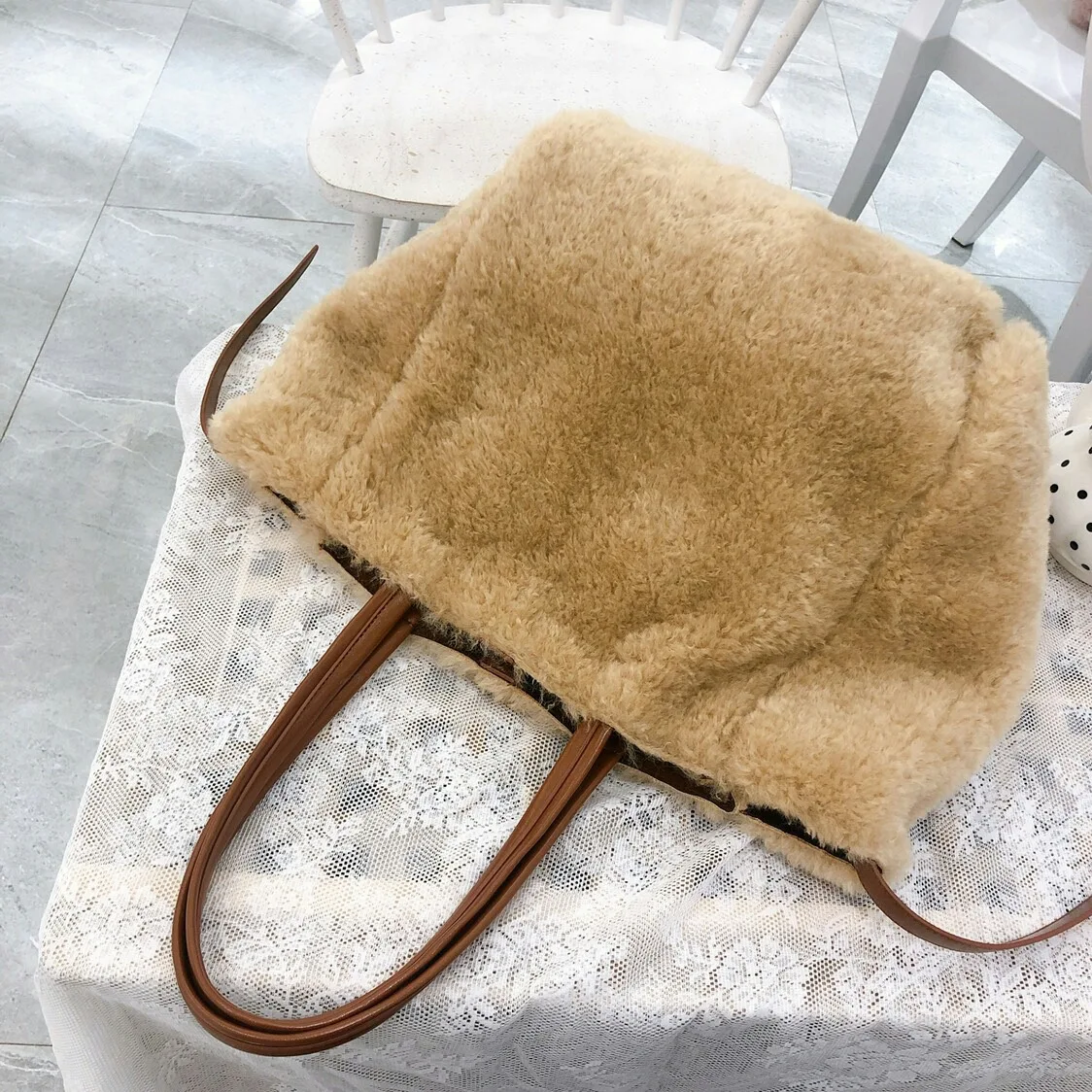 Женские роскошные двухсторонние искусственные меховые сумки Bolsa женская зимняя