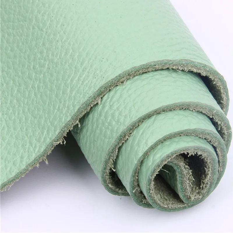 

Bean Green First Layer Cowhide Leather, Handmade DIY Sofa Cushion, Car Seat Surface, Genuine Leather