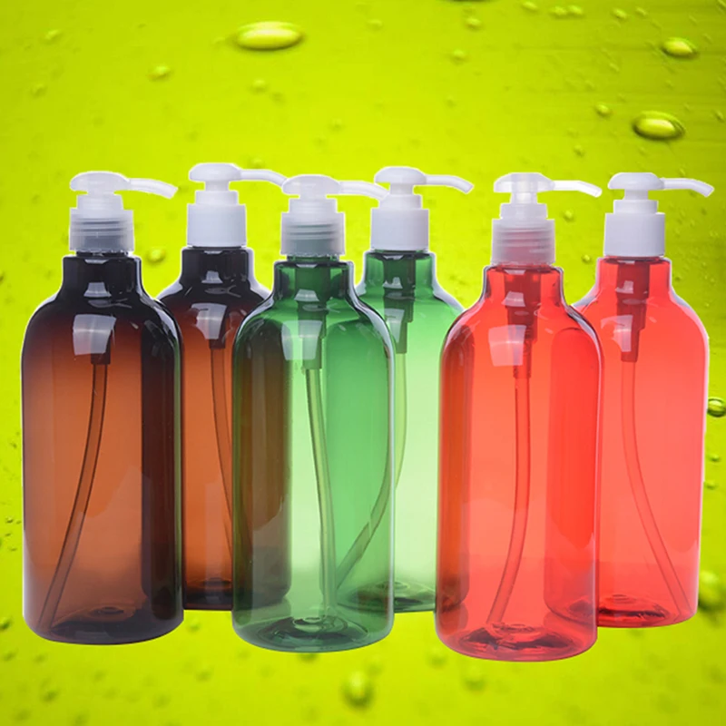 1PC 250ml / 500ml Plastic Hand Pump Bathroom Liquid Soap Dispenser Shampoo Bottle