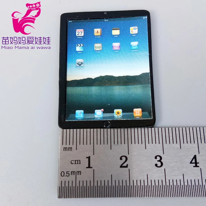 Mini Phone Mobile Laptop for 1/12 1/8 Bjd Doll Barbie 14 H6c79310135af4d7db369aad1315988a2q