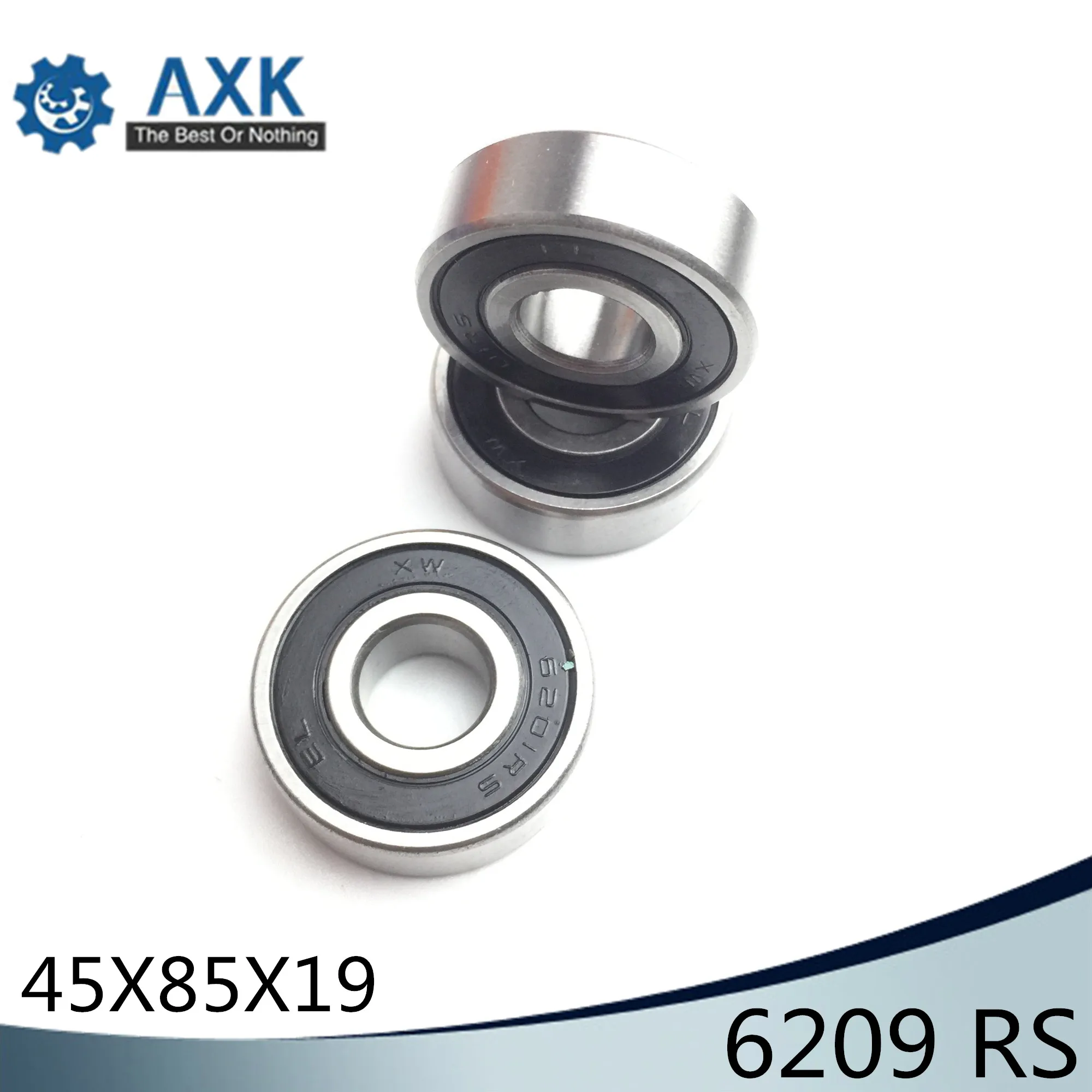 6209RS Bearing ABEC-3 (1 PCS) 45x85x19 mm Deep Groove 6209-2RS Ball Bearings 6209RZ 180209 RZ RS 6209 2RS EMQ Quality
