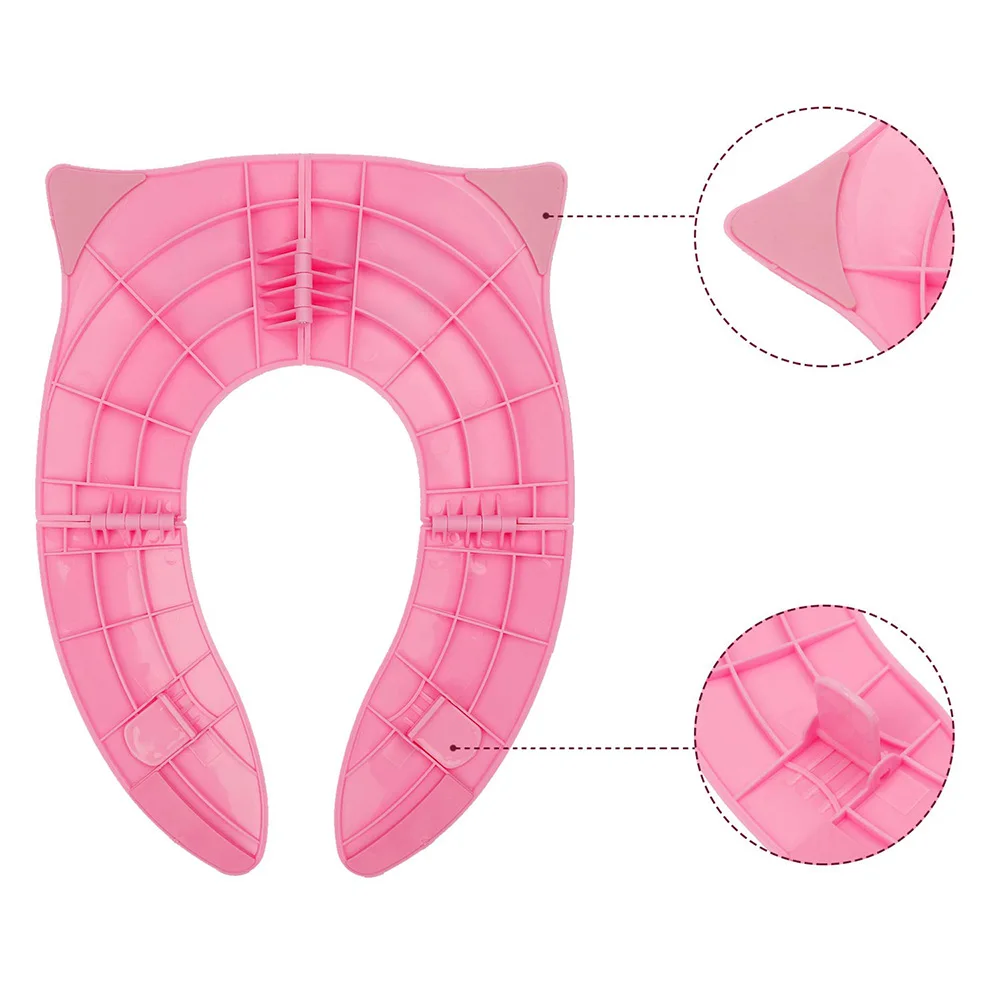 Детский горшок сиденье для унитаза нескользящий коврик складной для домашних глаз Противоскользящий