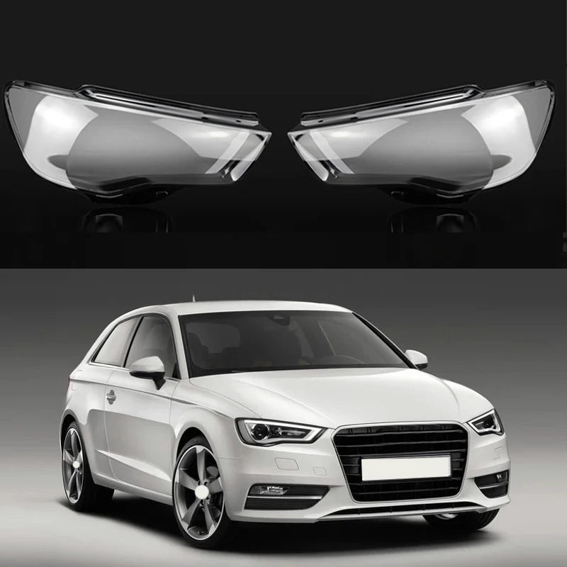 

Car Clear Headlight Lens Cover Replacement Headlight Shell Cover For-Audi A3 2013-2016