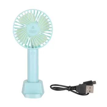 

Folding Handheld Cooling Fan USB Charging Fan Mini Cartoon Shape 3 Speed Adjustable Fan USB Rechargeable Cooler With Battery