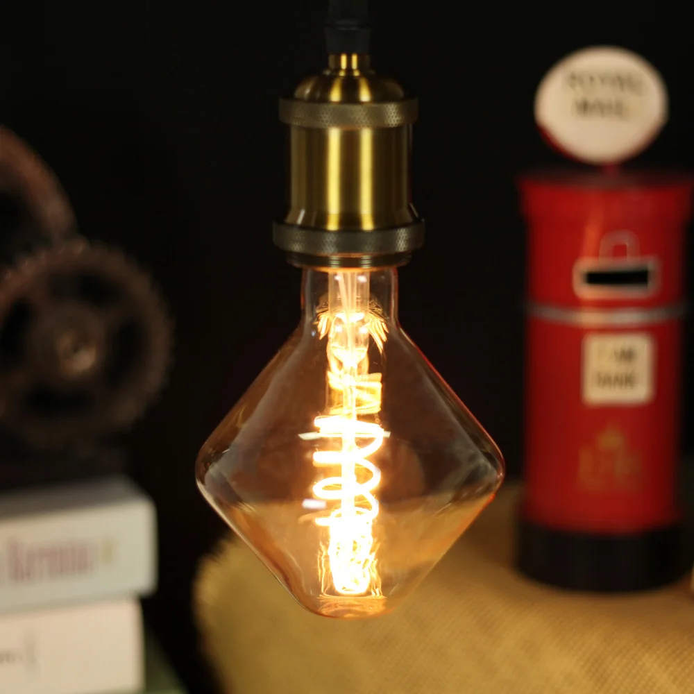 

Led Bulbs Vintage Light Bulb G95 Gyro 4W Dimmable 220V 110V Led Filament Edison Bulb Decorative Ligth Bulb