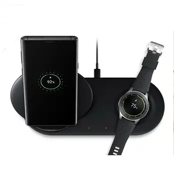 

10W QI Wireless Charger Stand for Samsung Galaxy Note9 S9 S8 S10 Plus Quick Wireless Charging Dock for Samsung Gear S2 S3 S4