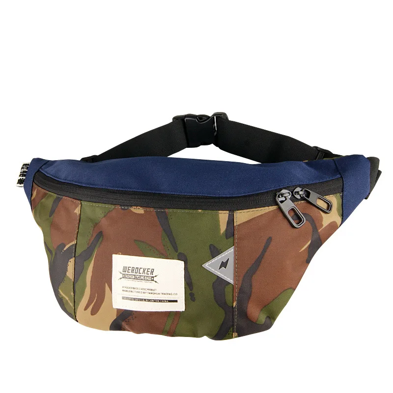 

Sports Waist Pack Outdoor Running Mobile Phone Bag Men's Body Hugging Chest Pack BOY'S Small Wallet Camouflage Outdoor Work Shou
