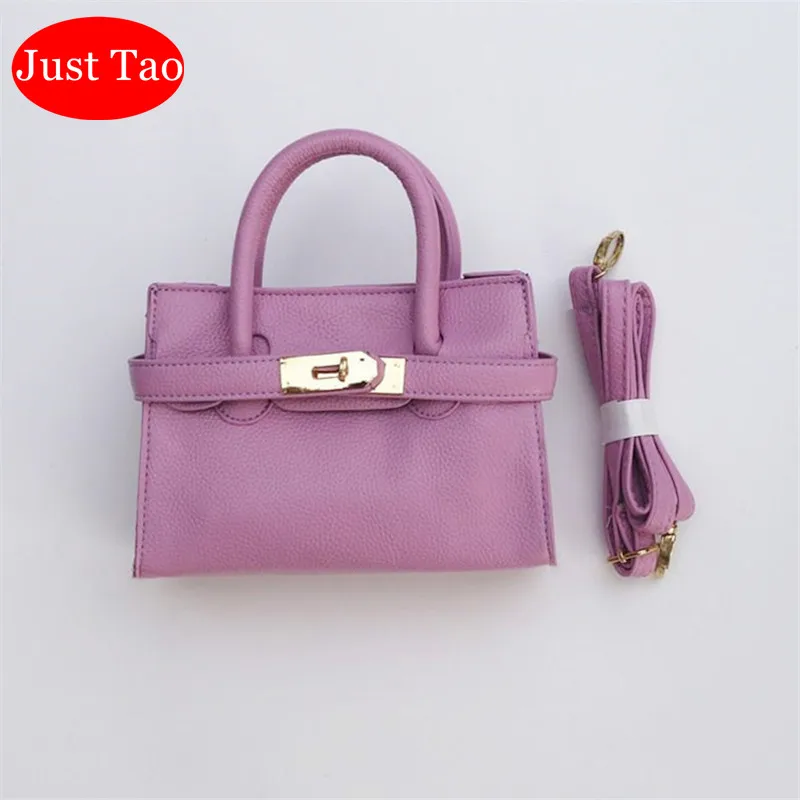 Purple Просто Тао! Модные сумочки для маленьких девочек, детские мини сумки bb, детские модные брендовые сумочки для девочек, Мини кошельки для монет JT002 - Цвет: Purple