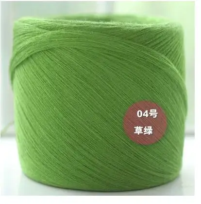 4 grass green 500 г/лот вязание крючком пряжа из полушерсти laine a tricoter Notoginseng шерсть нитки для ручного вязания крючком - Цвет: 4 grass green