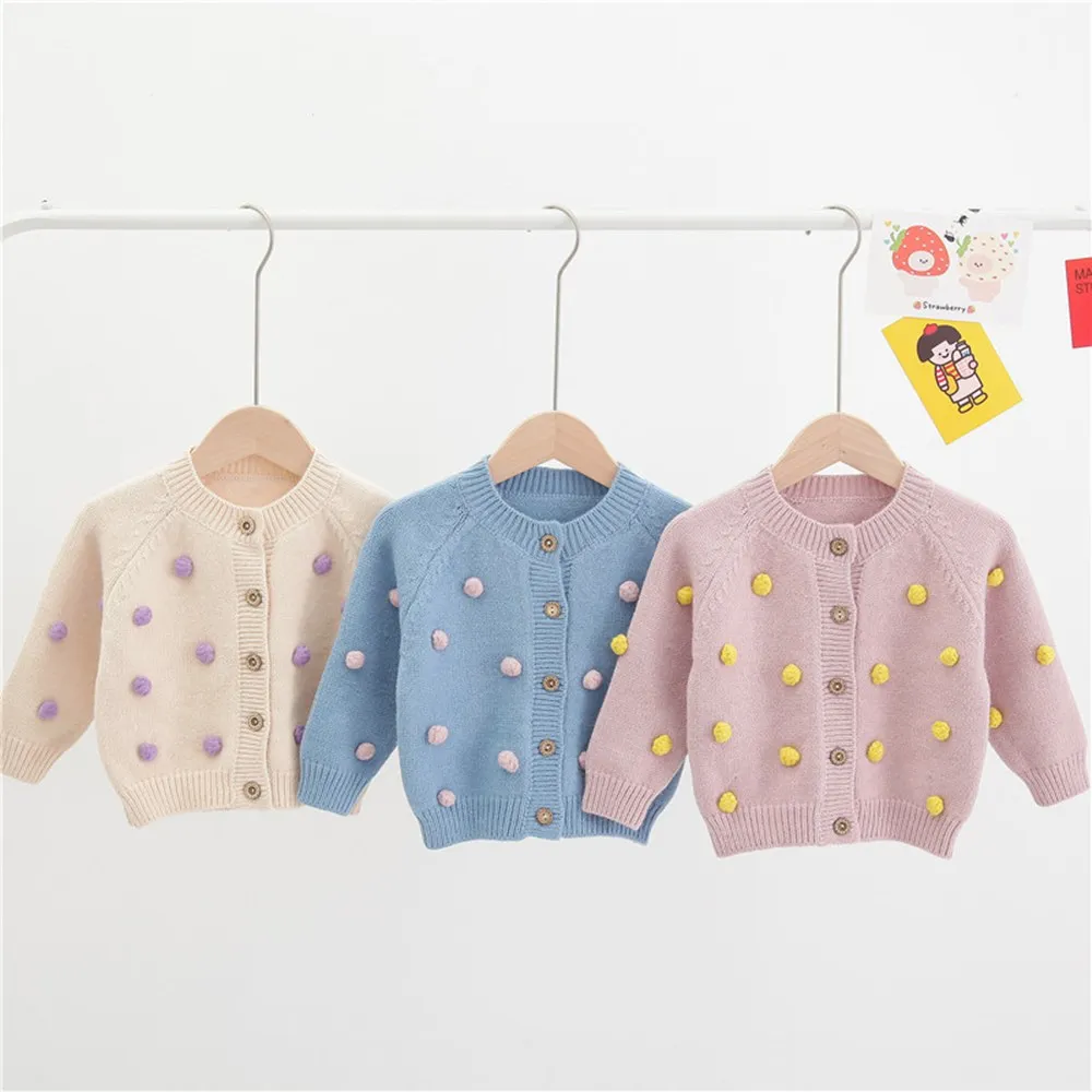 

Girls Clothes Cardigan Sweaters Kids Autumn Winter Children's Sweater Comfortable Long Sleeve Boys Jacket Girls Coat Clothes