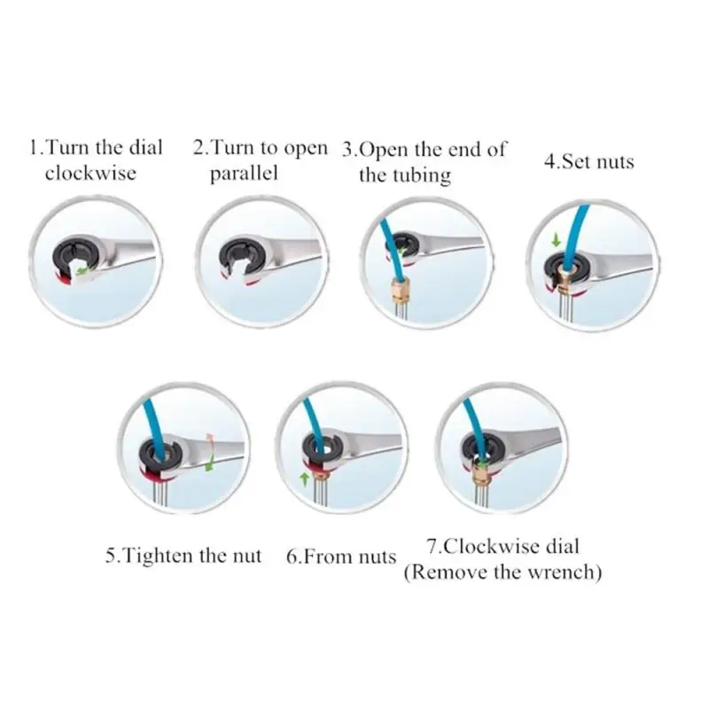 Гаечный ключ с гибкой головкой, набор гаечных ключей из хромованадиевой ...