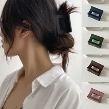 

Female Bath Ponytail Clip DIY Styling Tool INS Korean Style Hair Claws Clip Women Girls Simple All-match Hair Styling Barrettes