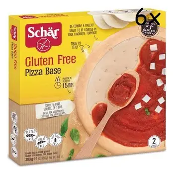 

6x SchÃ¤r Base de Pizza (2 Paquetes) 300g Â¡Sin Gluten!
