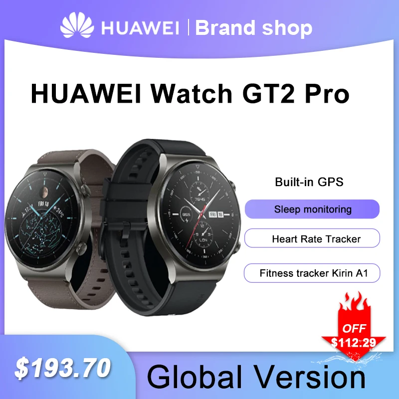 Huawei Watch Gt 2 Pro Wireless Charging Heart Rate Monitoring Smartwatch Gt2 Pro Gps Fitness Tracker Kirin A1 Smart Men - Smart Watches - AliExpress