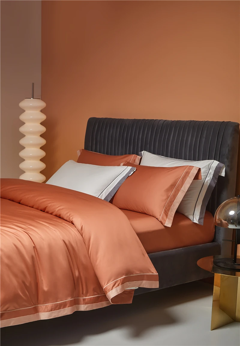 Details about   Australian Bedding Items Ultra-Plush 1000 TC Pima Cotton Orange  Solid 