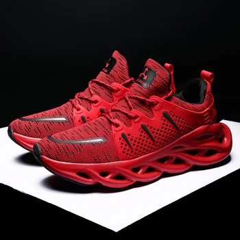 

Trend Mens Mesh Sneakers Breathable Casual Shoes Krasovki Light Tenis Masculino Running Vulcanized Shoe Man Outdoor Sportwear