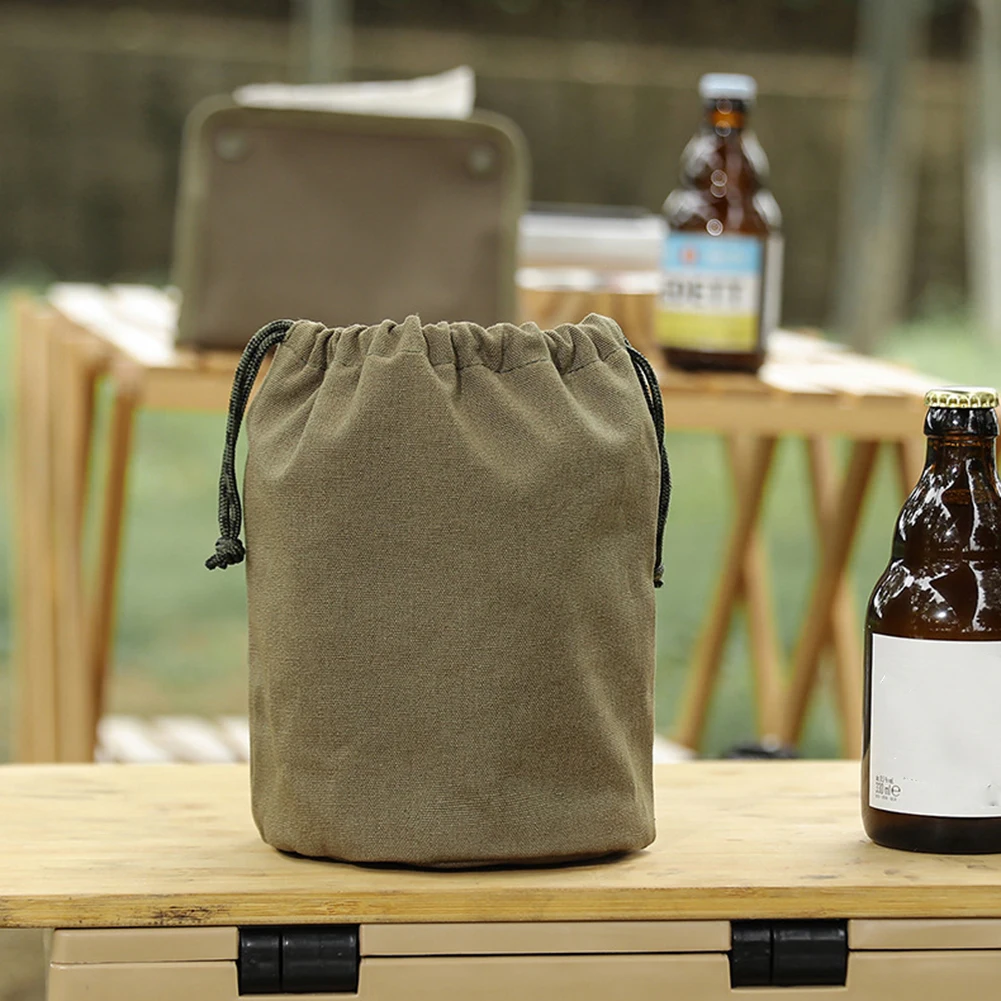 Drawstring Bag Large Capacity Anti-scratch Camping Supplies Camping Travelling Drawstring Sack Sundries Storage Bag for Outdoor