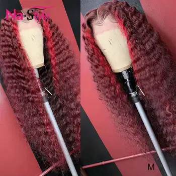 

Red Colored Human Hair Wigs For Black Women 13x6 Lace Front Human Hair Wigs For Black Women Curly Wig Ombre Human Hair 130 Remy