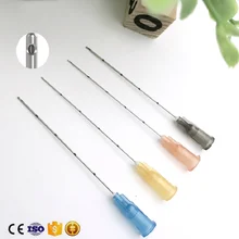 

top selling micro Blunt tip cannula needle for dermal Filler injection 22g 50mm 70mm 50pcs per box