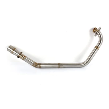 

Motorcycle Modified Middle Link Connecting Pipe Slip On For Yamaha YZF R15 YZF-R15 MT-15 MT 125 2008 2009 2010 2011 2012-2017