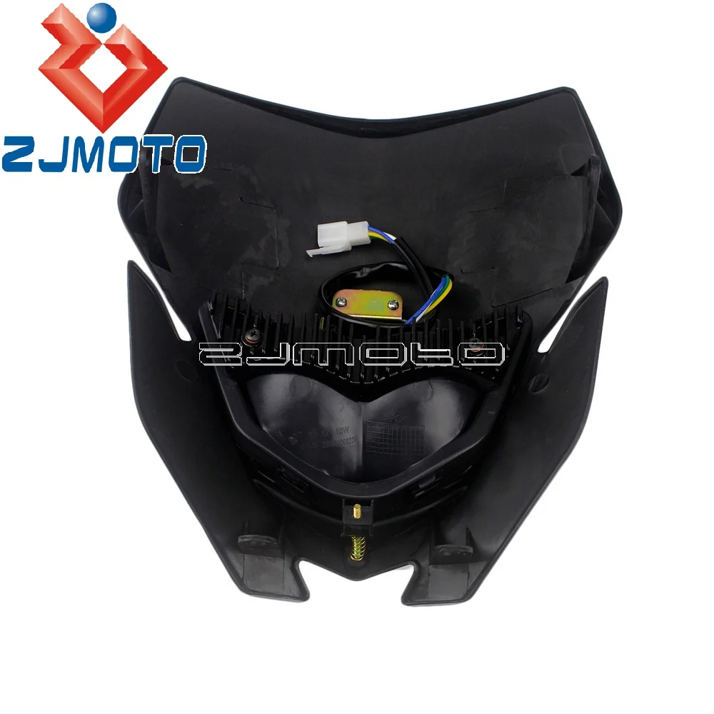 Универсальный Мотоцикл Байк фара обтекатель для Suzuki Honda Yamaha DRZ XR CRF XT EXC MX YZF WRF Off дорожная фара маска