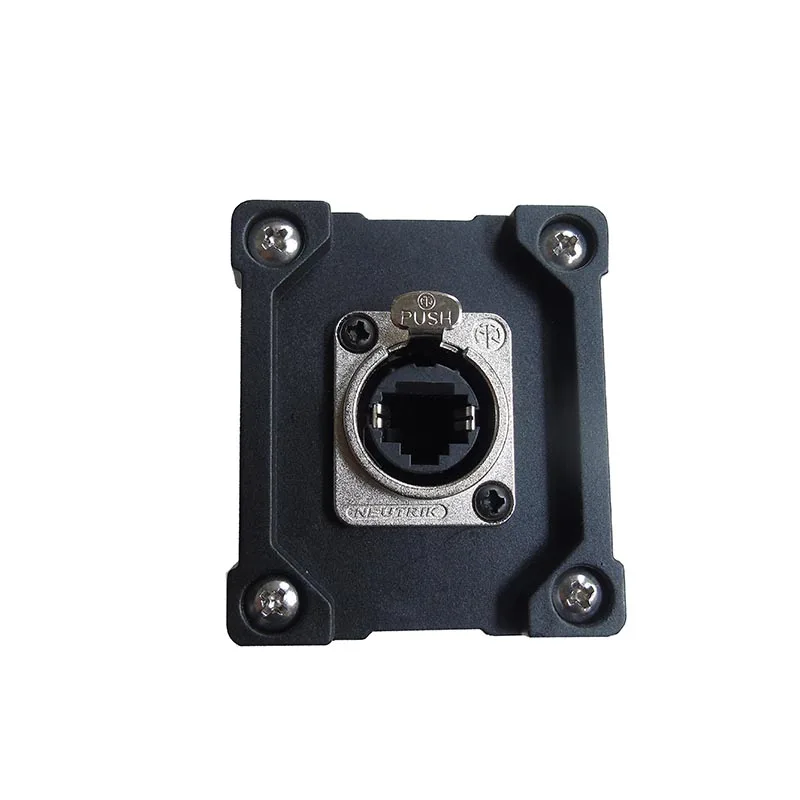 High quality RJ45 CAT6 female to 4&times;xlr male adapter digital audio and video box with PC board