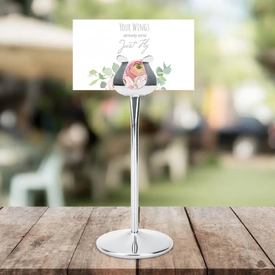 U образный держатель для карт из нержавеющей стали подставка свадебных торжеств