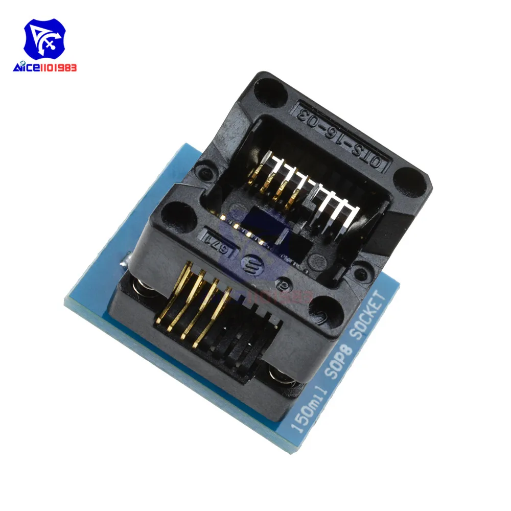 Узкий модуль преобразователя SOIC8 SOP8 в DIP8|soic8 sop8|hot salemodule adapter |