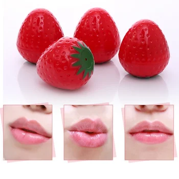 

Anti-Drying Lip Care Product Strawberry Shape Lip Balm Dilute Lip Lines skin care Lip Balm Moisturizing Smooth Lip Lines S1