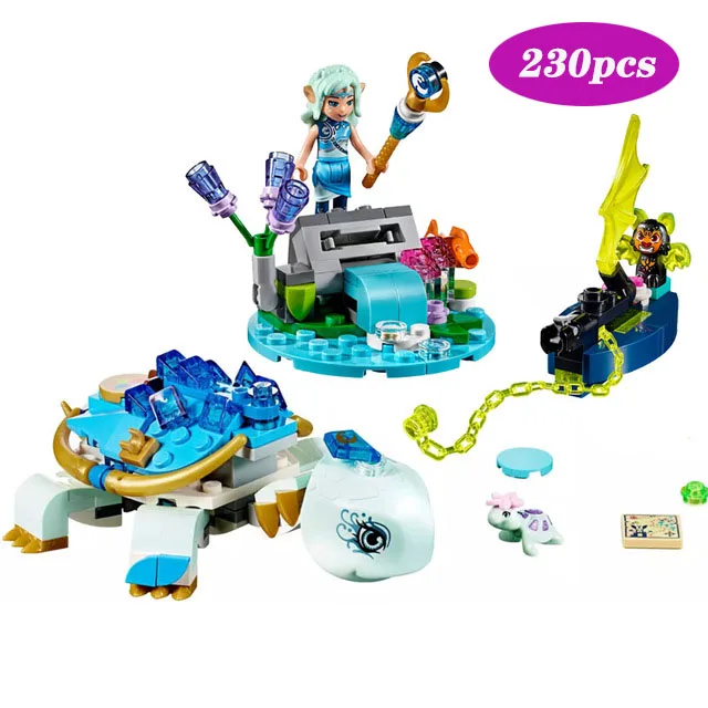 Beste 41191 230 Pcs Legoinglys Elfen Serie De Naida De Water Schildpad Ambush Model Bouwsteen Baksteen Speelgoed Voor Kinderen 30015