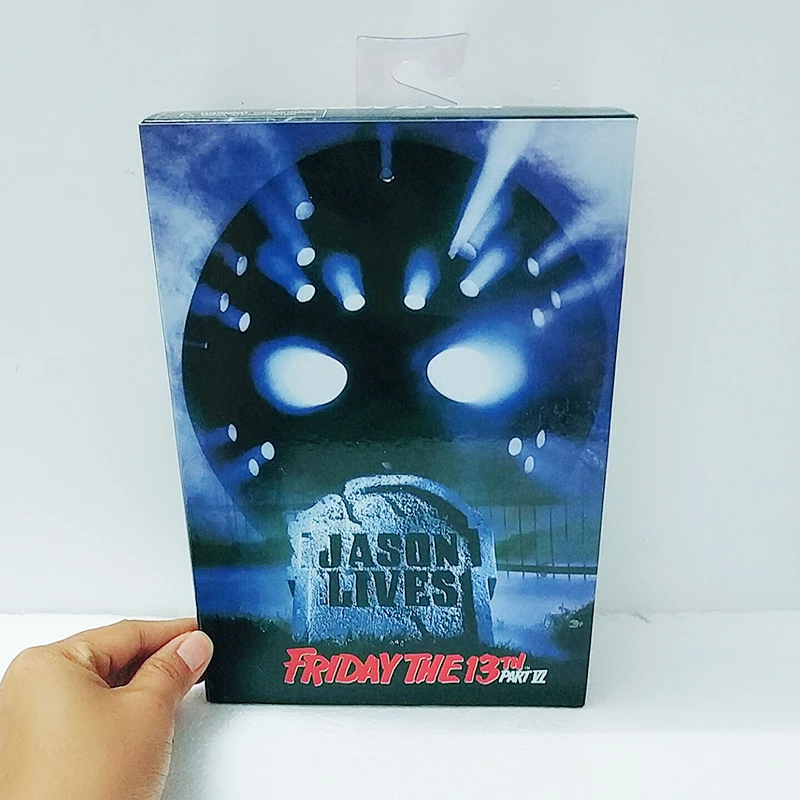 18 см NECA оригинальная пятница 13-я часть 6 VI Jason Lives Voorhees конечная фигурка модель игрушки кукла для подарка