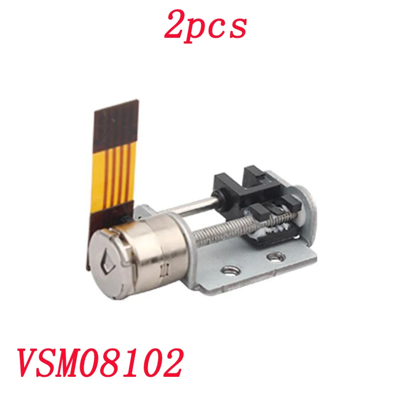 

2pcs VSM08102 8mm Stepping Motor DC 3.3V Micro Mini Stepper Engine Motors with Slider for RC Model Camera Screw Motor
