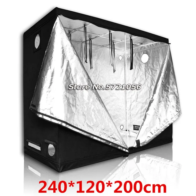 Növénytermesztés Sátor 240X120X200Cm Grow Box Beltéri Hidroponikus Szoba Otthoni Növénykert Üvegházhatású Növények Könnyű Sátorához - Image 2