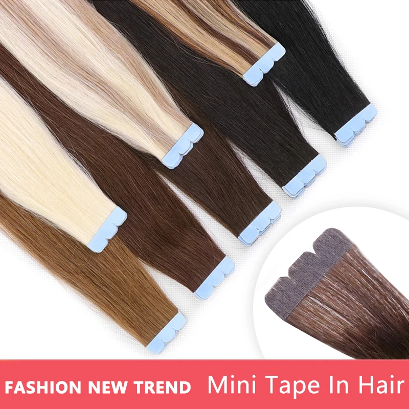 MRSHAIR ленты в Пряди человеческих волос для наращивания 16 &quot18" 20 &quot22" 24 &quot20