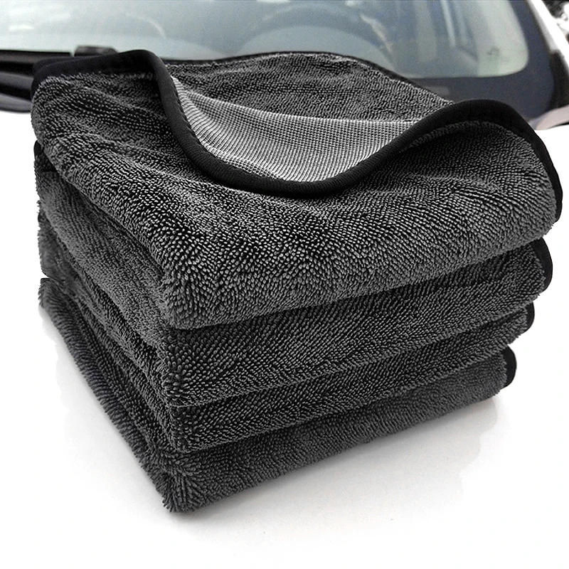 Microfiber Towels Car Washing Towel Microfiber 600GSM Auto Extra Soft Rag Car Care Cleaning Drying Cloth Professional Grade 6pcs