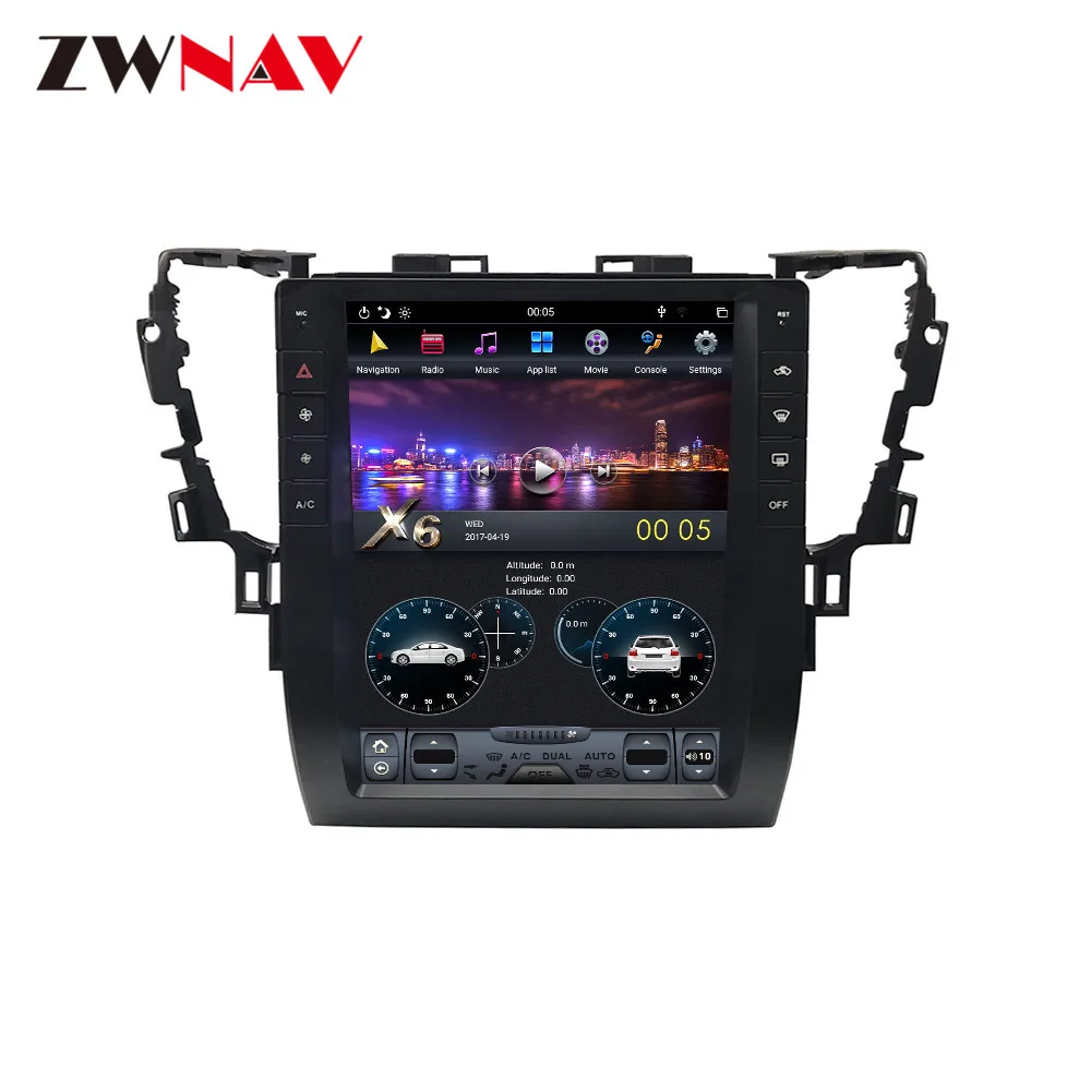 Excellent Android 9.0 Car GPS Navigation For Toyota Alphard 2015-19 head unit multimedia autoradio tape recorder no DVD player Tesla style 8