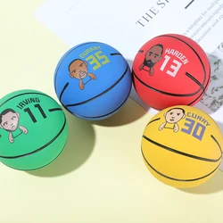 Ballon de basket Ball National All Star pour enfants, ballon en caoutchouc élastique de haute qualité, 6cm 