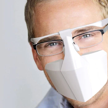 

Face-shielding Protective Face Mask Anti-fog Anti-splash Anti-fog Anti-virus Dust Isolating Face Shield Protective Accessory 2